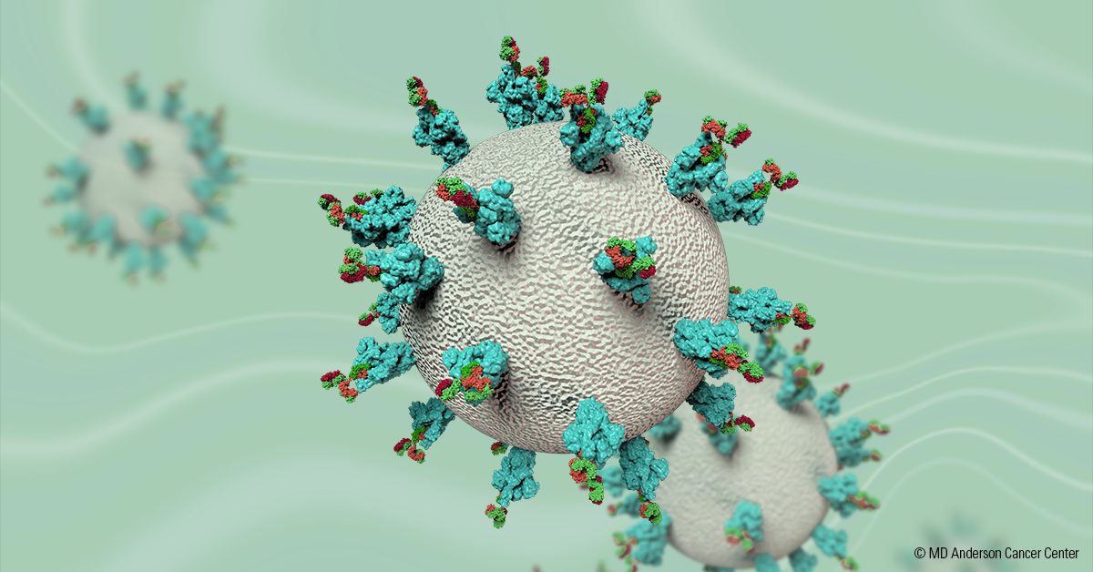 Sars-cov2，冠状病毒的例证响应covid-19，与抗体